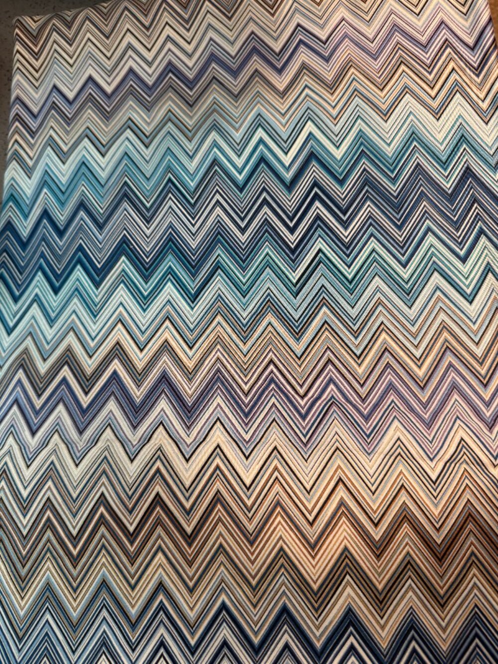NWT! Missoni Home John Duvet Cover 100% cotton Chevron/Zig Zag Pattern - Queen - Picture 6 of 7